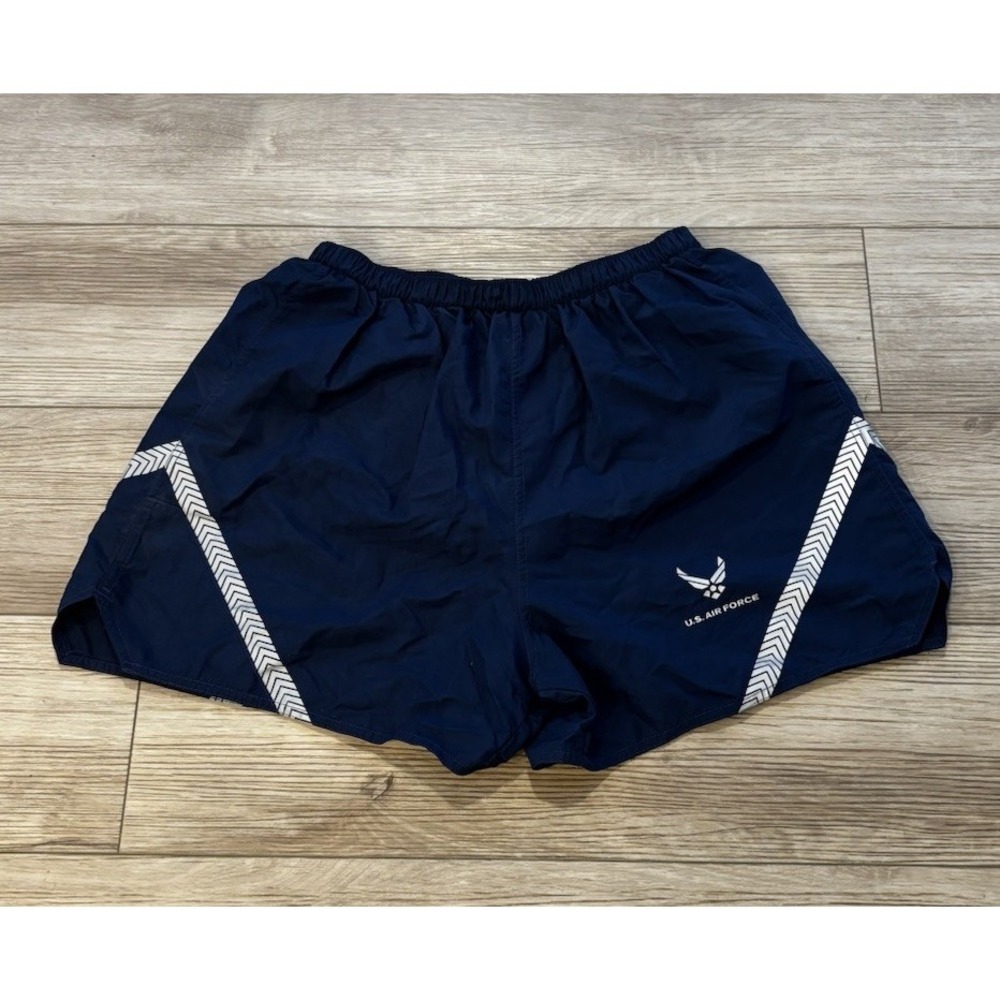 Running Shorts U.S. Air‎ Force Training Athletic Men's Sz Large Blue Military
